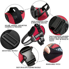 JSXD Dog Harness no-pull design reduces pulling during training.