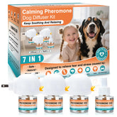 JTEWZX diffuser with dog calming pheromones kit promoting a calmer dog