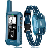Jugbow dog shock collar remote demonstrates adjustable training modes for flexible behavior shaping.