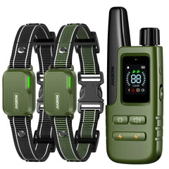 Jugbow dog shock collar remote for precise training control during outdoor sessions.