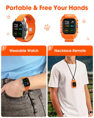 Jugbow dog training collar IPX7 waterproof for outdoor training in rain or splash.