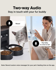 Junbec-Pet 5L-capacity image highlighting large dry food reservoir for day’s meals.