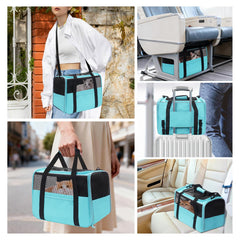 JUNGYOON Premium Cat Carrier collapsible water bowl supports on-the-go hydration