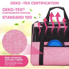 JUNGYOON Premium cat carrier plush washable pad for cozy naps and easy cleanup.
