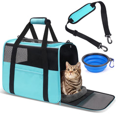 JUNGYOON Premium Cat Carrier top opening enables easy loading and unloading
