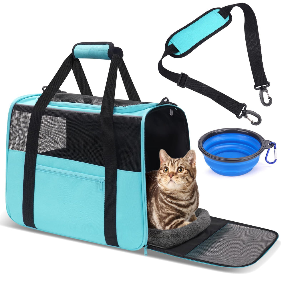JUNGYOON Premium Cat Carrier top view showcases durable structure and easy access for loading