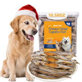Just Try Minnows bag opened shows a tempting single-ingredient treat for cats and dogs