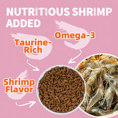 Just Try Shrimp Cat Treats crunchy texture closeup — helps clean teeth during snacking