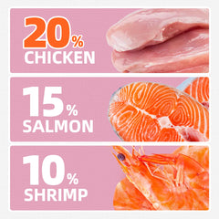 Just Try Shrimp Cat Treats krill oil pour — omega-3 support for healthy skin