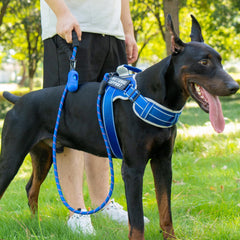 JUSTYEZI neck-padded service dog vest offers comfortable fit for daily walks