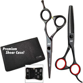 JW Shears XO shear convex blade delivers precise, smooth cutting.