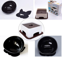 JYHY Bulldog Bowl anti-slip base keeps the bowl steady while pets eat.