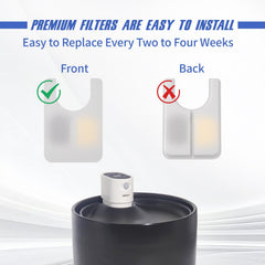 Jzla Pro ceramic cat water fountain filter tray enables quick filter changes