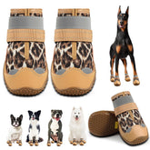 JZXOIVA dog shoes size 3 on paw provide secure fit and paw protection.