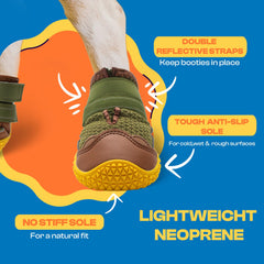 JZXOIVA reflective straps for nighttime visibility during walks