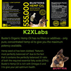 K2xLabs bottle label closeup highlights organic, vegan, gluten-free formulation