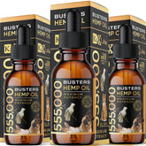 K2xLabs Buster hemp oil for dogs 60ml bottle pour shows omega balance for joints