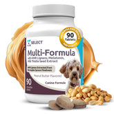 K9 Select multi-formula dog vitamins in small-breed bottle support daily health.