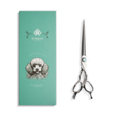 K9 Shears 7inch sawtooth-edge close-up for precise grooming