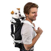 K9 Sport Sack Knavigate back view lunar rock with internal frame for sturdy hikes
