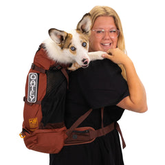 K9 Sport Sack Knavigate Small Dune front view showing internal frame support