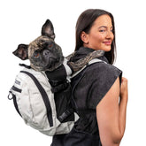K9 Sport Sack Plus 2 small front view showing ergonomic straps for comfortable long hikes.
