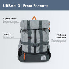 K9 Sport Sack Urban 3 large concrete padded laptop sleeve for commutes
