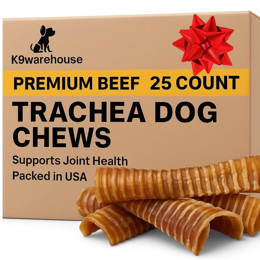 K9warehouse trachea dog chews packaging usa shows bulk 25-count for regular rewards