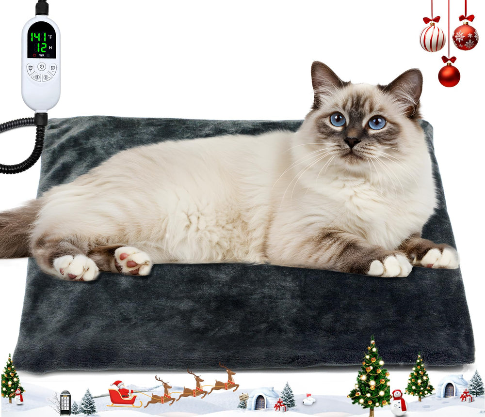 Kabaripet heated cat bed front view showing cozy warmth for cats