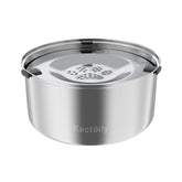 Kactoily large-capacity dog water bowl, side view, great for multi-pet households.