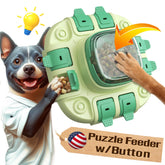 KADTC dog puzzle top view highlighting dual-level challenge for mental engagement