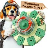 KADTC dog puzzle top view showcases engaging design for slow feeding
