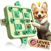 KADTC dog puzzle toy level-difficulty side view boosts canine mental engagement