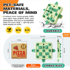 KADTC nine movable boxes demonstrates interactive problem-solving for curious dogs