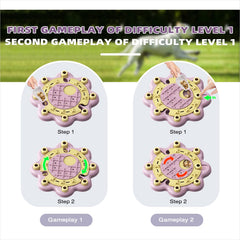 KADTC pink puzzle toy supports brain stimulation during play