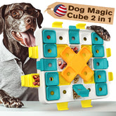 KADTC puzzle toy Level 2 top lid rotates to reveal treats for mental stimulation.