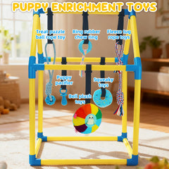 KAINUM Puppy Play Gym adjustable-height—pups explore at their comfort level.