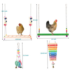 KAKUNM chicken ladder bridge for climbing and balance