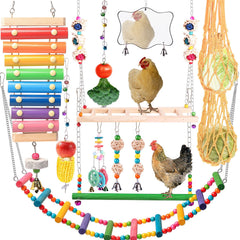 KAKUNM chicken xylophone toy for enrichment and coop play
