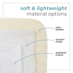 Karisma Decor Grey Woof Sherpa Blanket at bed time, comforting softness