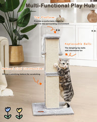 Karolpar dangling balls add interactive play for hunting instincts.