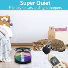 Kastty cat water fountain quiet pump for peaceful home environment