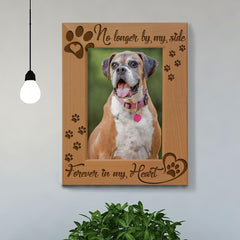 KATE POSH No Longer by My Side frame glass front protects cherished photo display and reduces wear