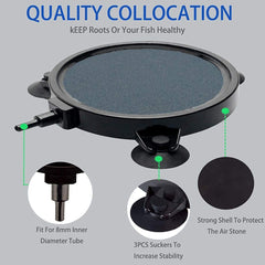 kathson aquarium and hydroponics diffuser dispersing bubbles for oxygenation
