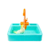 Kathson bird bathtub assembly demonstrates quick, simple setup for your parrot's bath.