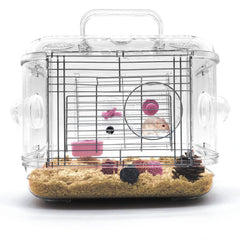 Kathson hamster cage top door for easy access and cleaning.