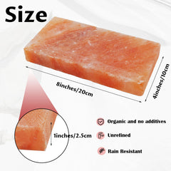 Kathson Himalayan salt brick with smooth surface reduces tongue injuries for horses.