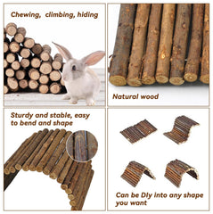 Kathson large rodent interior view highlights sturdy, durable wooden construction.