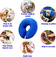 Katoggy inflatable dog cone collar size-L fit with neck 15-18 inches.