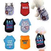 KATOLK small dog shirts with patterns for daily wear and photos.